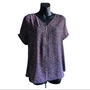 NWT APT 9 Casual Blouse. Size L